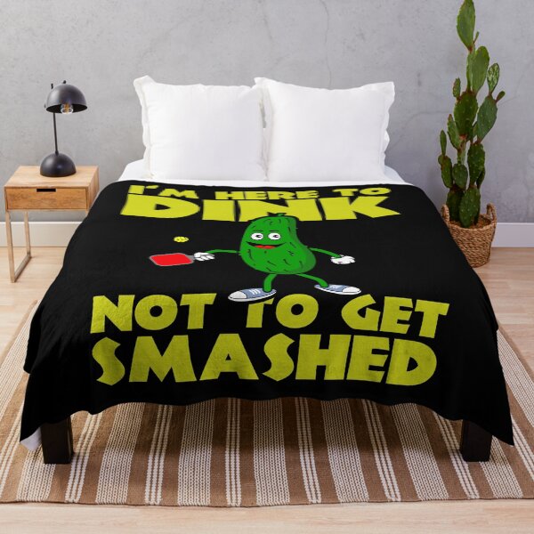 Item preview, I`m Here to Dink Not To Get Smashed Funny Pickleball T shirt designed and sold by Dan66.