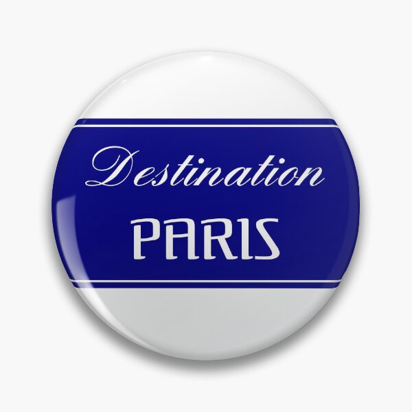 Item preview, beautiful and cute illustration "Destination PARIS" for holiday and travel gift as a souvenir designed and sold by aromed2002.