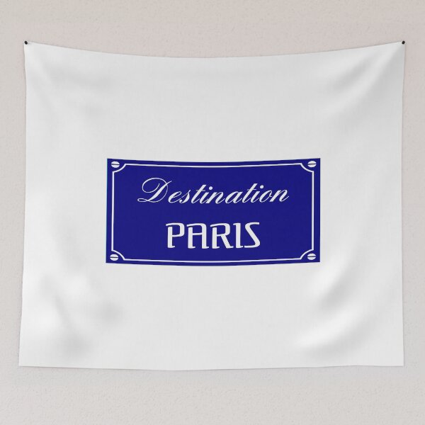 Item preview, beautiful and cute illustration "Destination PARIS" for holiday and travel gift as a souvenir designed and sold by aromed2002.