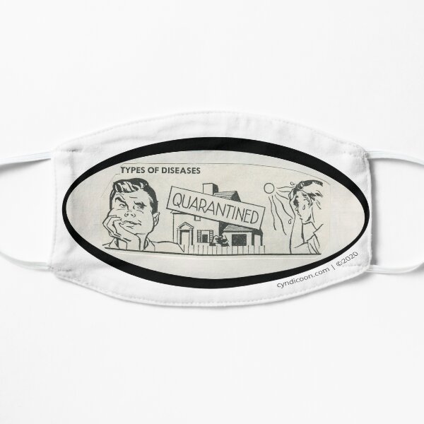Encyclopedia Series Stickers - Quarantined Flat Mask