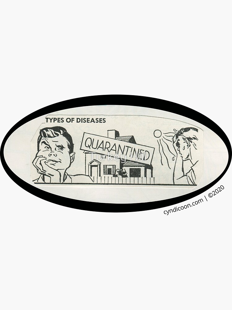 Thumbnail 3 of 3, Sticker, Encyclopedia Series Stickers - Quarantined designed and sold by Turkey Hill.