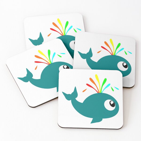 Item preview, blue whale with colors designed and sold by Jo-2020.
