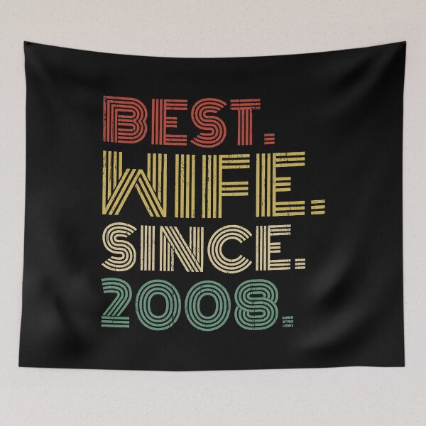 Item preview, Best Wife Since 2008 - Wedding Anniversary Gift designed and sold by nana1099.