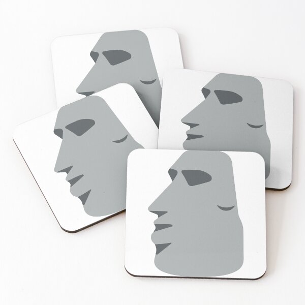 Item preview, Moyai Emoji designed and sold by ILuvMemes.