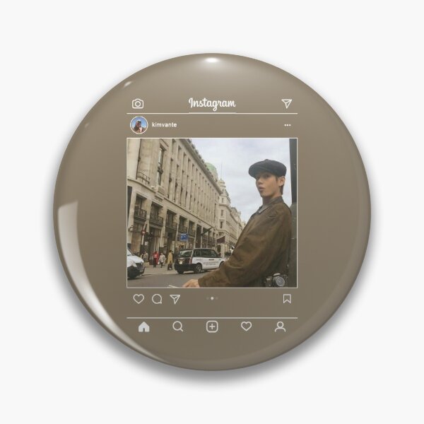 Item preview, BTS TAEHYUNG VANTE INSTAGRAM sticker I designed and sold by iucheshire.