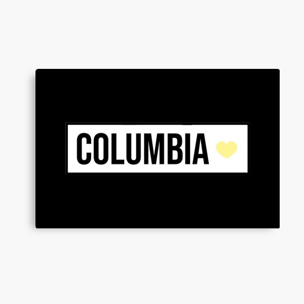 COLUMBIA MISSOURI SIGN Canvas Print