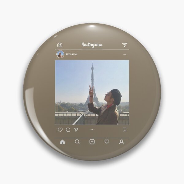 Item preview, BTS TAEHYUNG VANTE INSTAGRAM sticker II designed and sold by iucheshire.