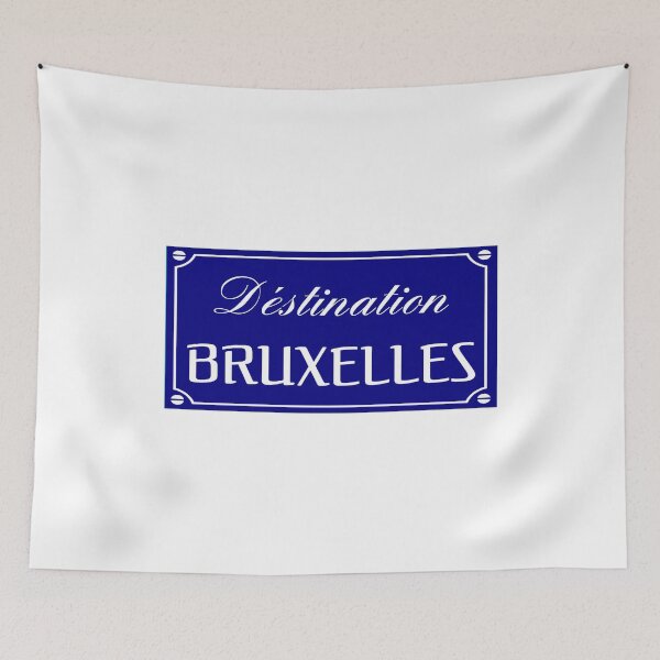 Item preview, Beautiful and cute illustration "Destination Brussels" for holiday and travel gift as a souvenir designed and sold by aromed2002.