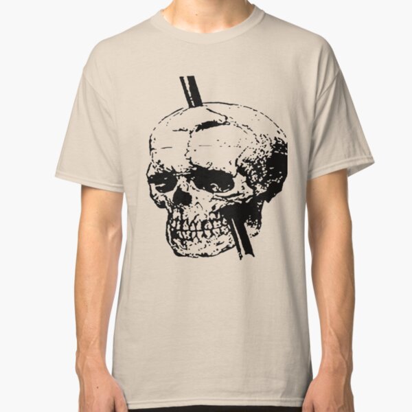 Skull of Phineas Gage With Tamping Iron Classic T-Shirt
