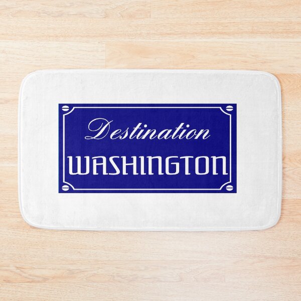 Item preview, Beautiful and cute illustration "Destination Washington" for vacation and travel gift as souvenir designed and sold by aromed2002.