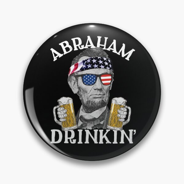 Artikelvorschau, Abraham Drinkin patriotischer Bier-trinkender Hemd-Gang Abrahams Lincoln entworfen und verkauft von DynamicDesign.