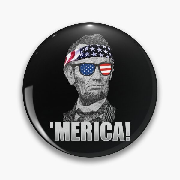 Artikelvorschau, Abraham Lincolns Merica patriotischer Weinlese USA Juli 4. Hemd-Gang entworfen und verkauft von DynamicDesign.
