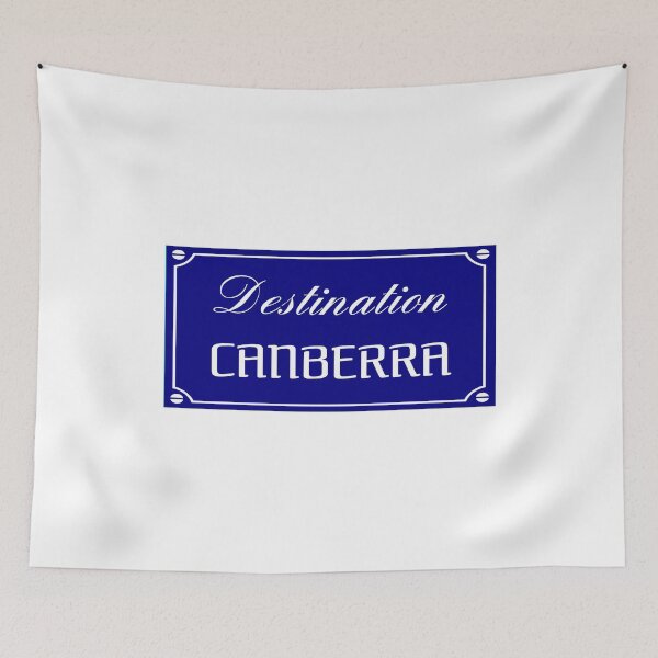 Item preview, Beautiful and cute illustration "Destination Canberra" for holiday and travel gift as souvenir designed and sold by aromed2002.