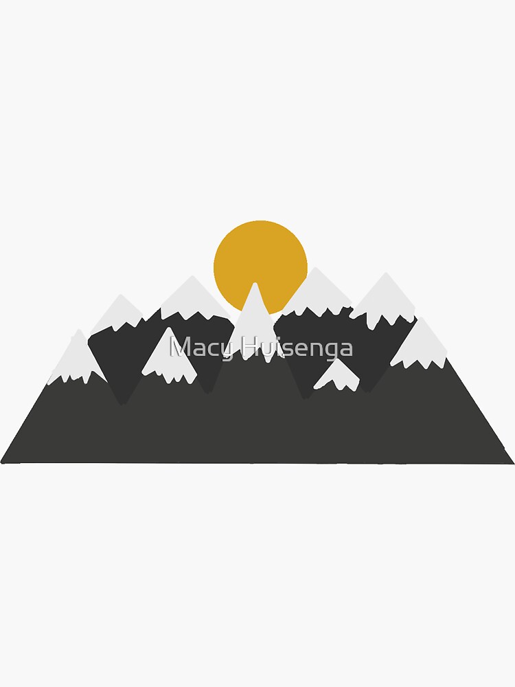Mountains with a Sun by macyhuisenga