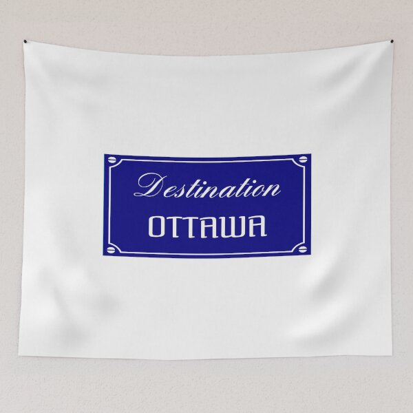 Item preview, Beautiful and cute illustration "Destination Ottawa" for holiday and travel gift as souvenir designed and sold by aromed2002.