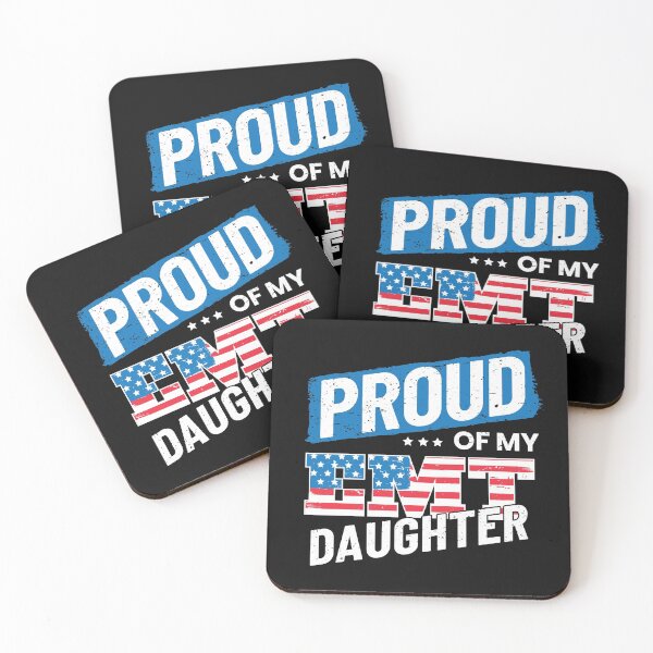 Item preview, Proud of My EMT Daughter - For a Mom - designed and sold by EstelleStar.
