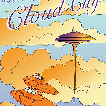 Artwork thumbnail, Visit Beautiful Cloud City by Wildharegrafix