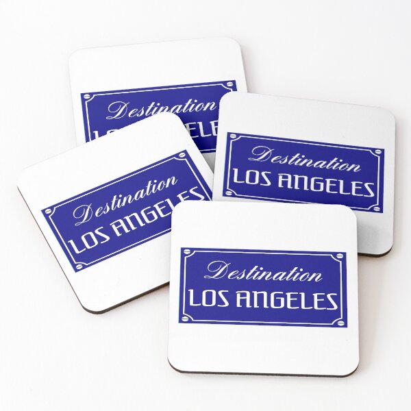 Item preview, Beautiful and cute illustration "Destination Los Angeles" for vacation and travel gift as souvenir designed and sold by aromed2002.
