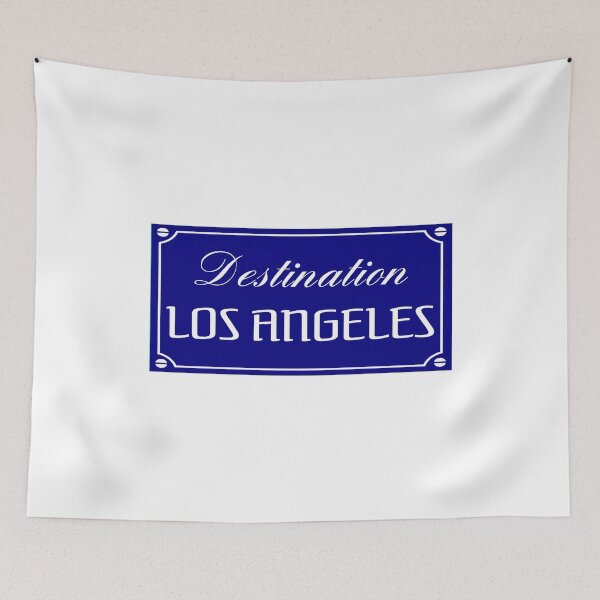 Item preview, Beautiful and cute illustration "Destination Los Angeles" for vacation and travel gift as souvenir designed and sold by aromed2002.