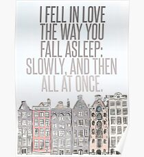 The Way You Fall Asleep Poster