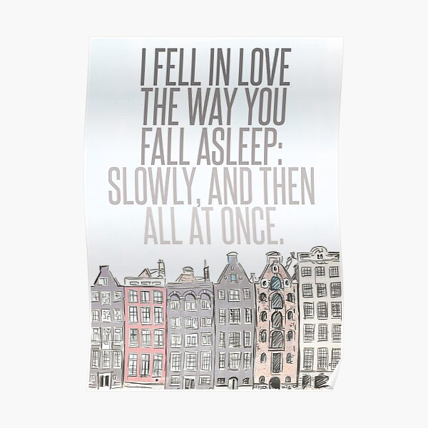 The Way You Fall Asleep Poster