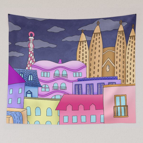 Item preview, Barcelona designed and sold by AriIllustrates.