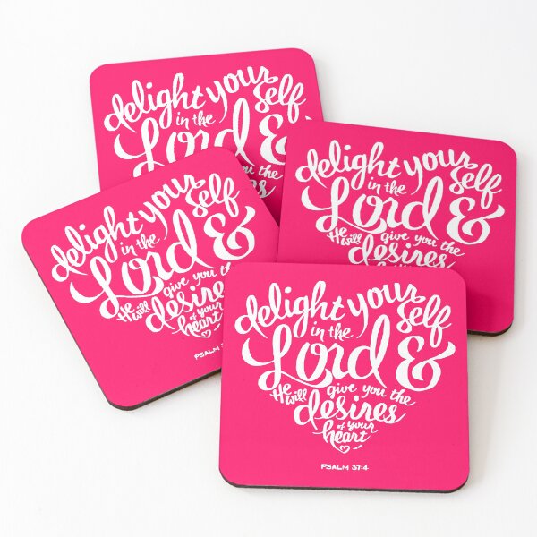 Item preview, Delight yourself in the Lord Psalm 37:4 designed and sold by KA DESIGNS.