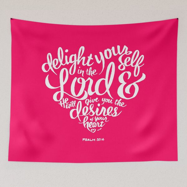 Item preview, Delight yourself in the Lord Psalm 37:4 designed and sold by KA DESIGNS.