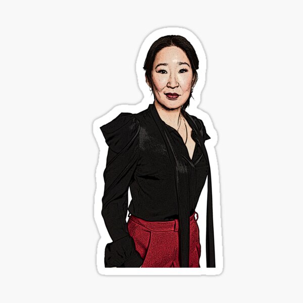 Vista previa del artículo con la obra «Killing Eve Sandra Cartoonish», diseñado y vendido por baranskini.