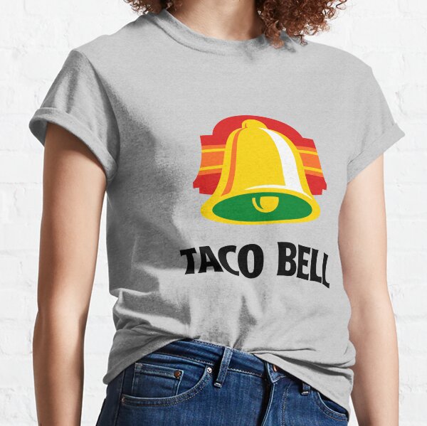 Taco Bell Shirt Mens Medium White Retro Style Vintage Look