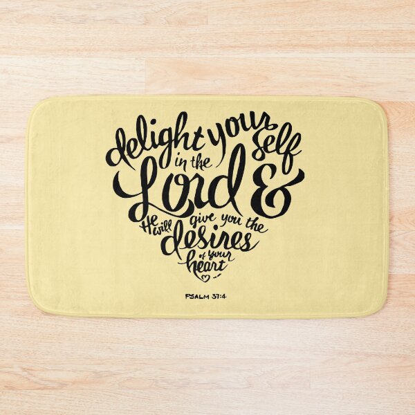 Item preview, Delight yourself in the Lord Psalm 37:4 designed and sold by KA DESIGNS.