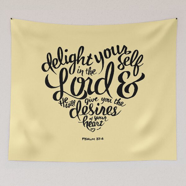 Item preview, Delight yourself in the Lord Psalm 37:4 designed and sold by KA DESIGNS.