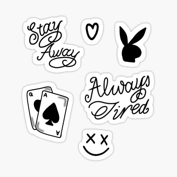 Post Malone Face Stickers Redbubble