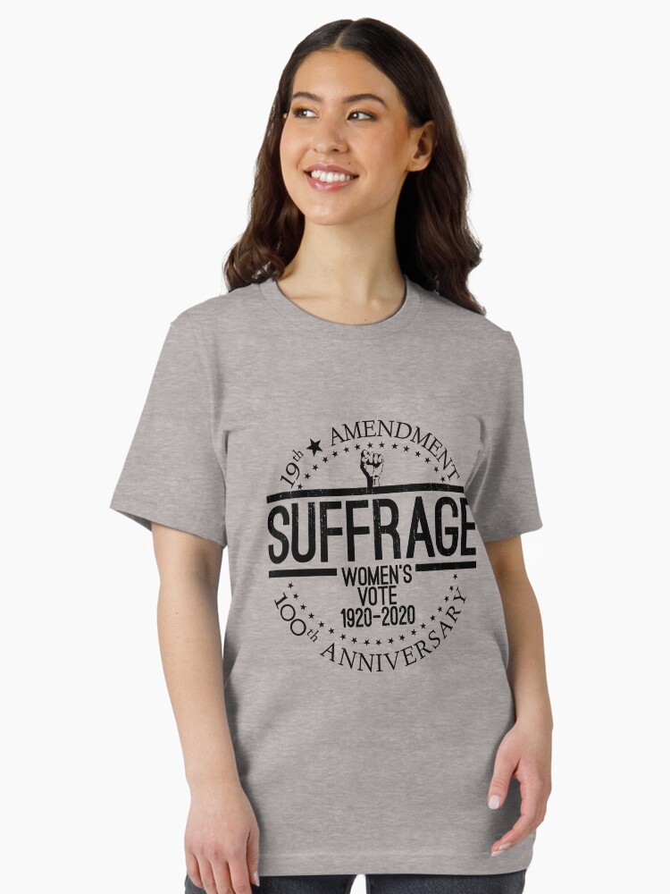 Thumbnail 2 of 7, Essential T-Shirt, Suffrage XIX Centennial 1920-2020 Women's Right To Vote Shirt Gear designed and sold by DynamicDesign.