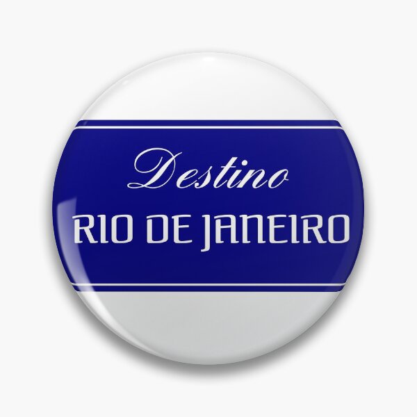 Item preview, Beautiful and cute illustration "Destination Rio De Janeiro" for holiday and travel gift as souvenir designed and sold by aromed2002.