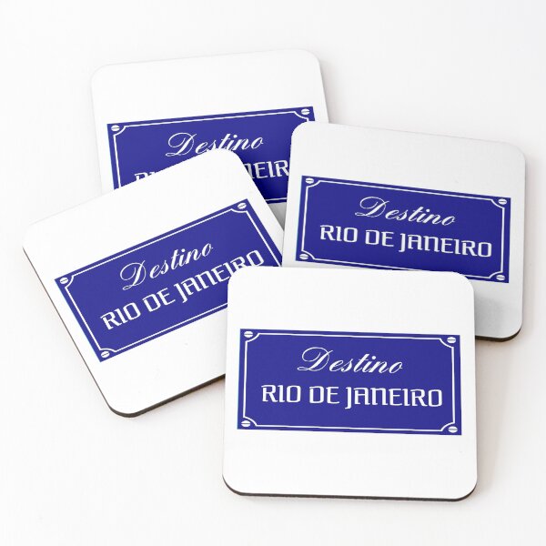 Item preview, Beautiful and cute illustration "Destination Rio De Janeiro" for holiday and travel gift as souvenir designed and sold by aromed2002.