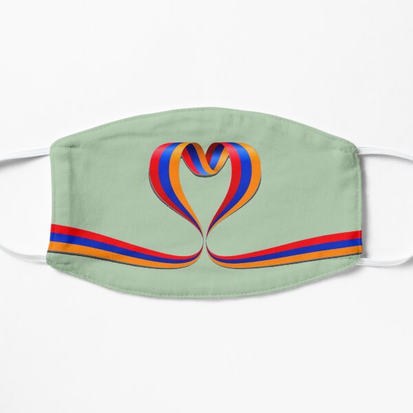 Armenian Heart Flat Mask
