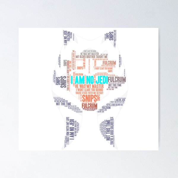 Item preview, Ahsoka Tano Quotes designed and sold by CafePluto.