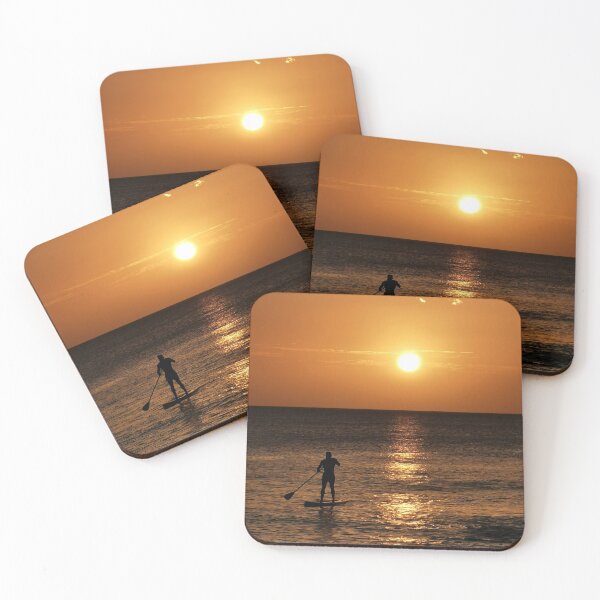 Item preview, Silhouetted by an orange sunset in Barbados designed and sold by StylePunch.