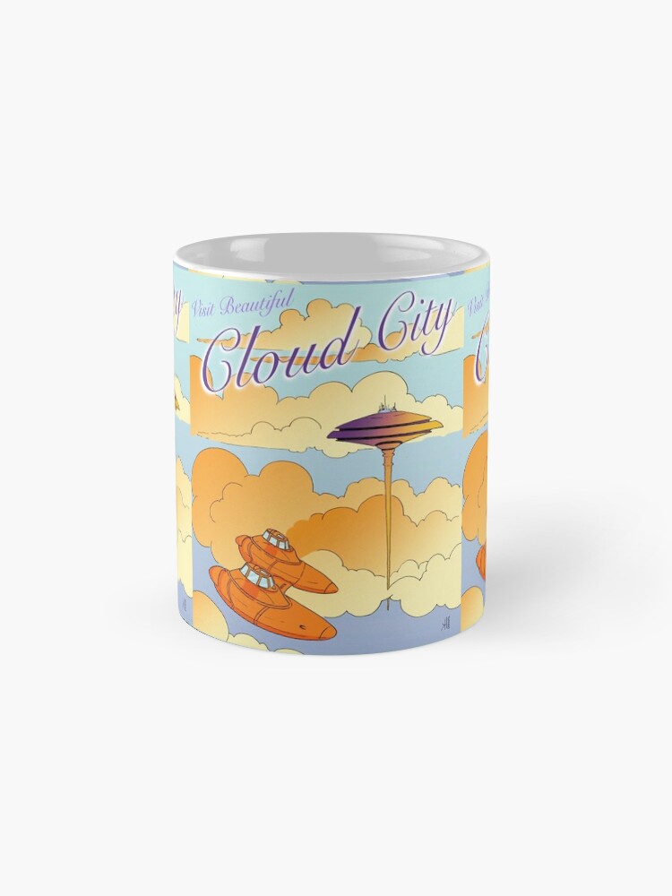 Thumbnail 4 of 6, Coffee Mug, Visit Beautiful Cloud City designed and sold by Wildharegrafix.