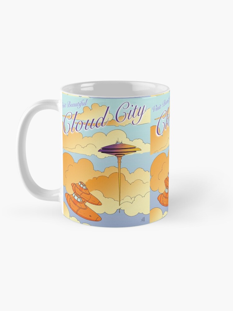 Thumbnail 3 of 6, Coffee Mug, Visit Beautiful Cloud City designed and sold by Wildharegrafix.