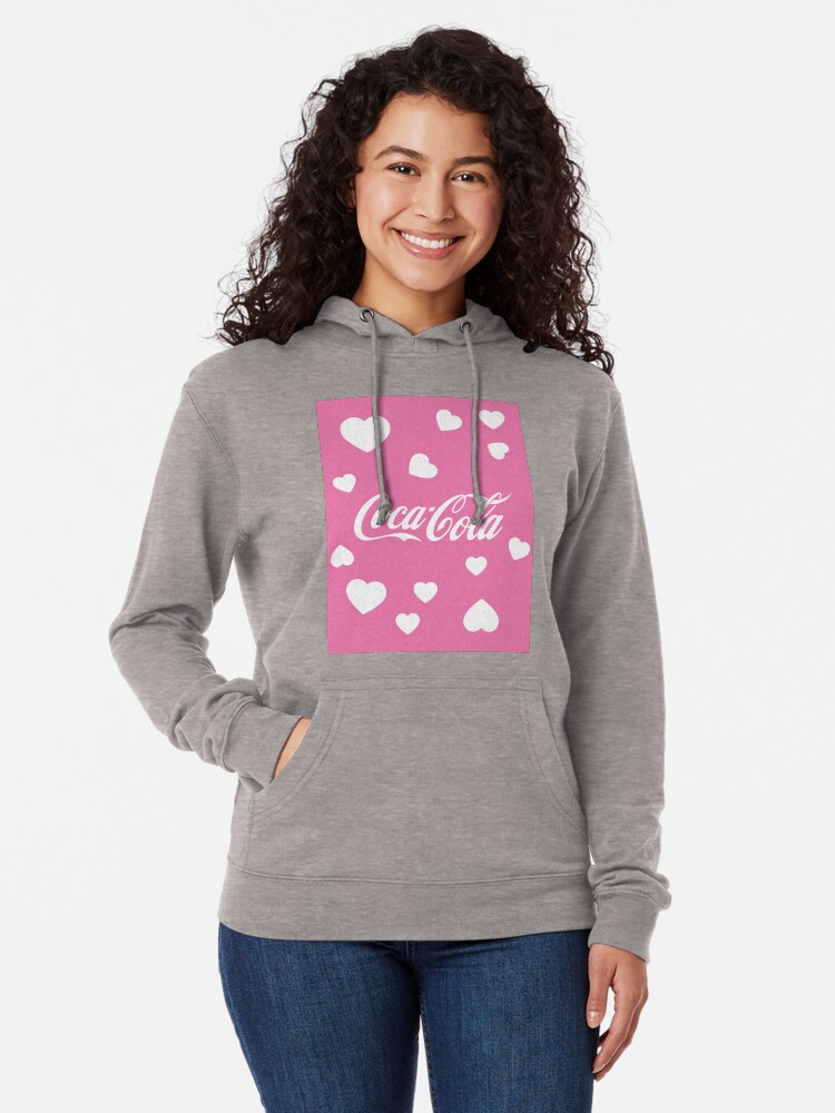 pink coca cola hoodie