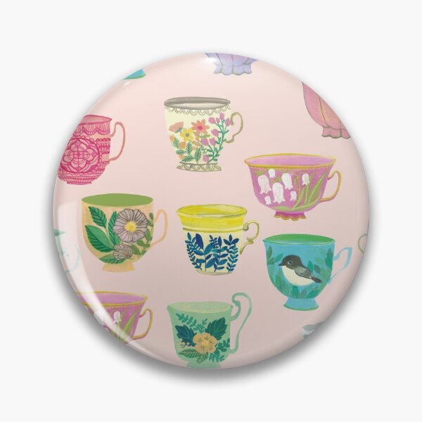 Item preview, Vintage Tea Cups {Soft Pink} designed and sold by Cecilia Mok.