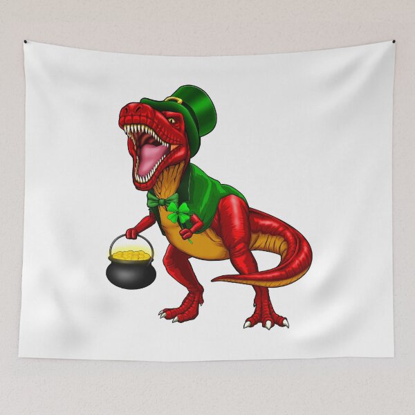 Item preview, Dinosaur T Rex Leprechaun designed and sold by Bendthetrend.