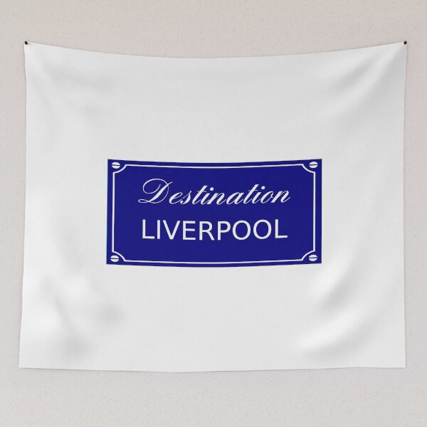 Item preview, Beautiful and cute illustration "Destination Liverpool" for holiday and travel gift as souvenir designed and sold by aromed2002.