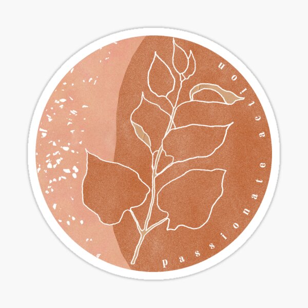 Passionate Action Sticker Decal Sticker