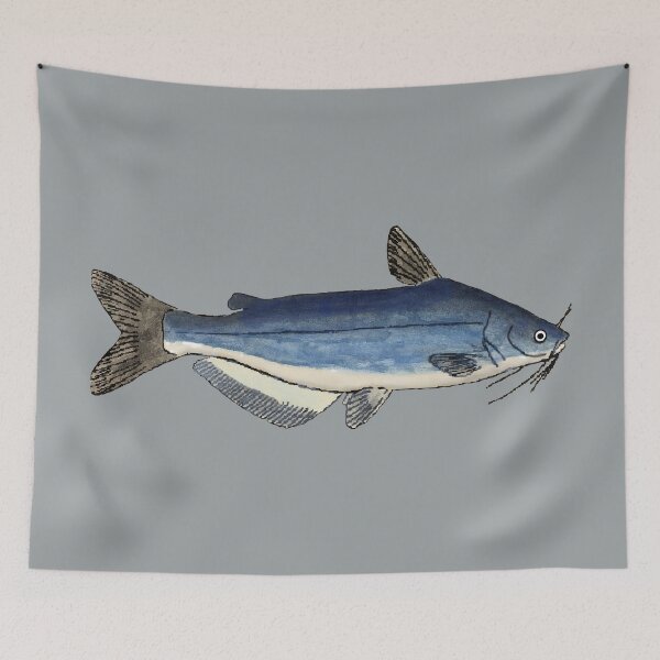 Item preview, Blue Catfish  designed and sold by fishfolkart.
