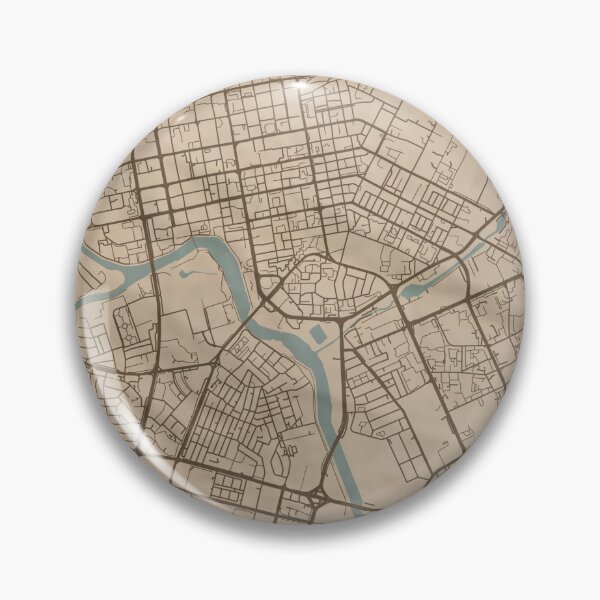 Item preview, Nur-Sultan Sepia Map designed and sold by CPTVDesign.
