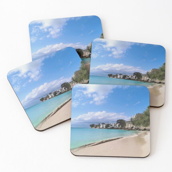 Item preview, Stretch of powdery sandy beach in Barbados designed and sold by StylePunch.