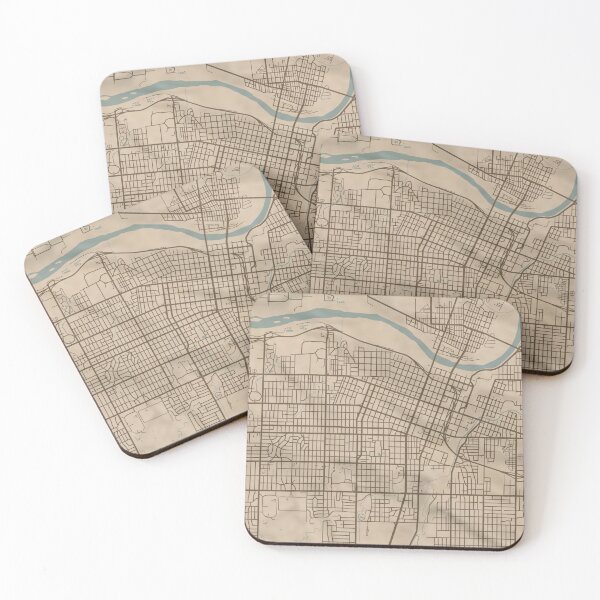 Item preview, Topeka Sepia Map designed and sold by CPTVDesign.